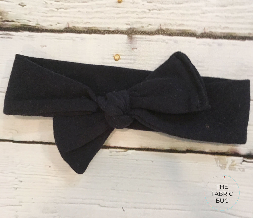 knot bow headband