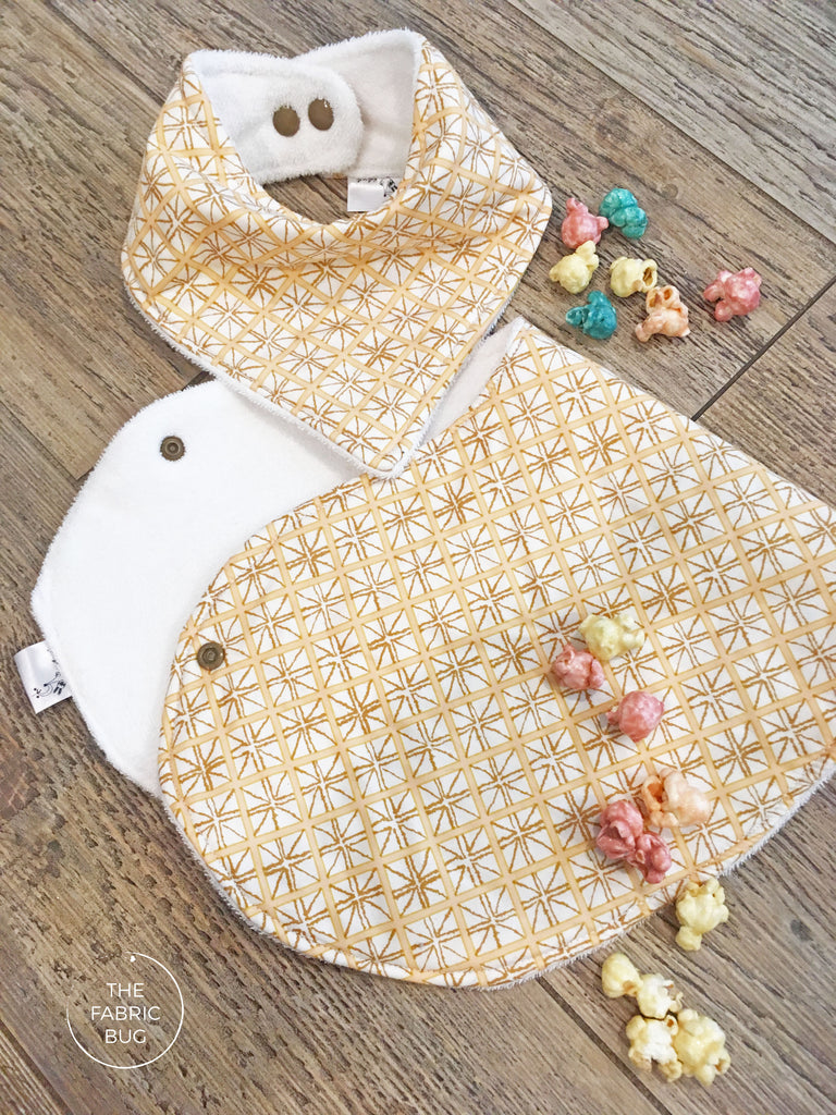 burp cloths and bibs