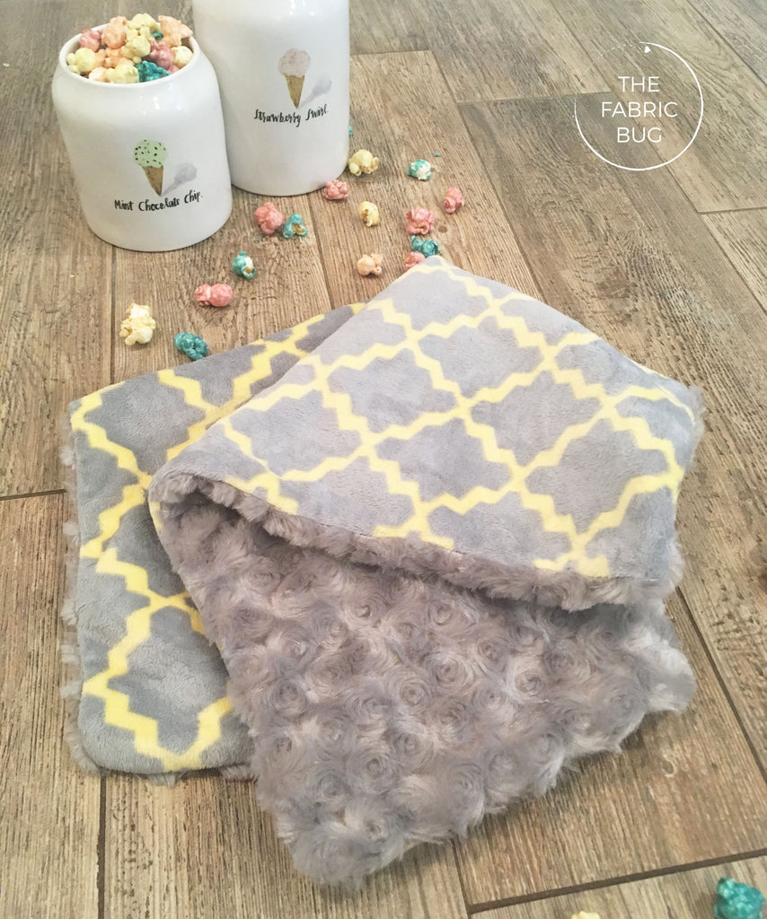 Large Double-Sided Minky Blanket