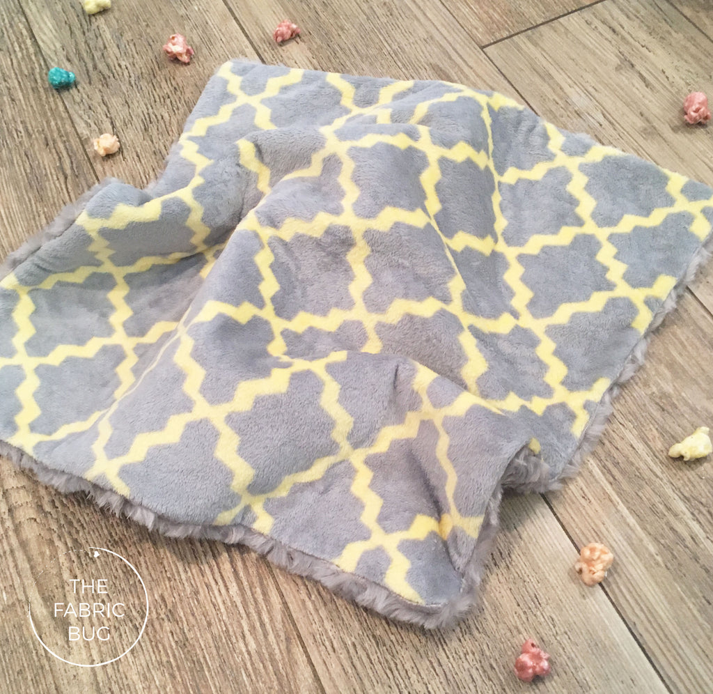 Large Double-Sided Minky Blanket