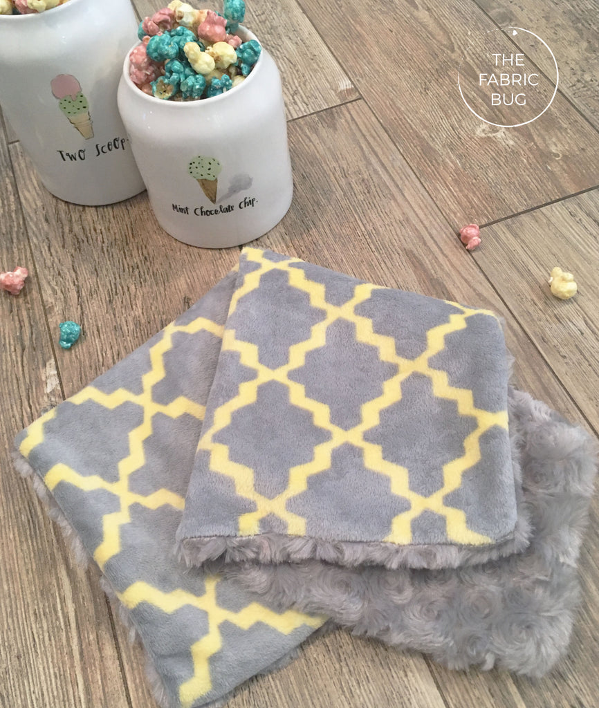 Large Double-Sided Minky Blanket