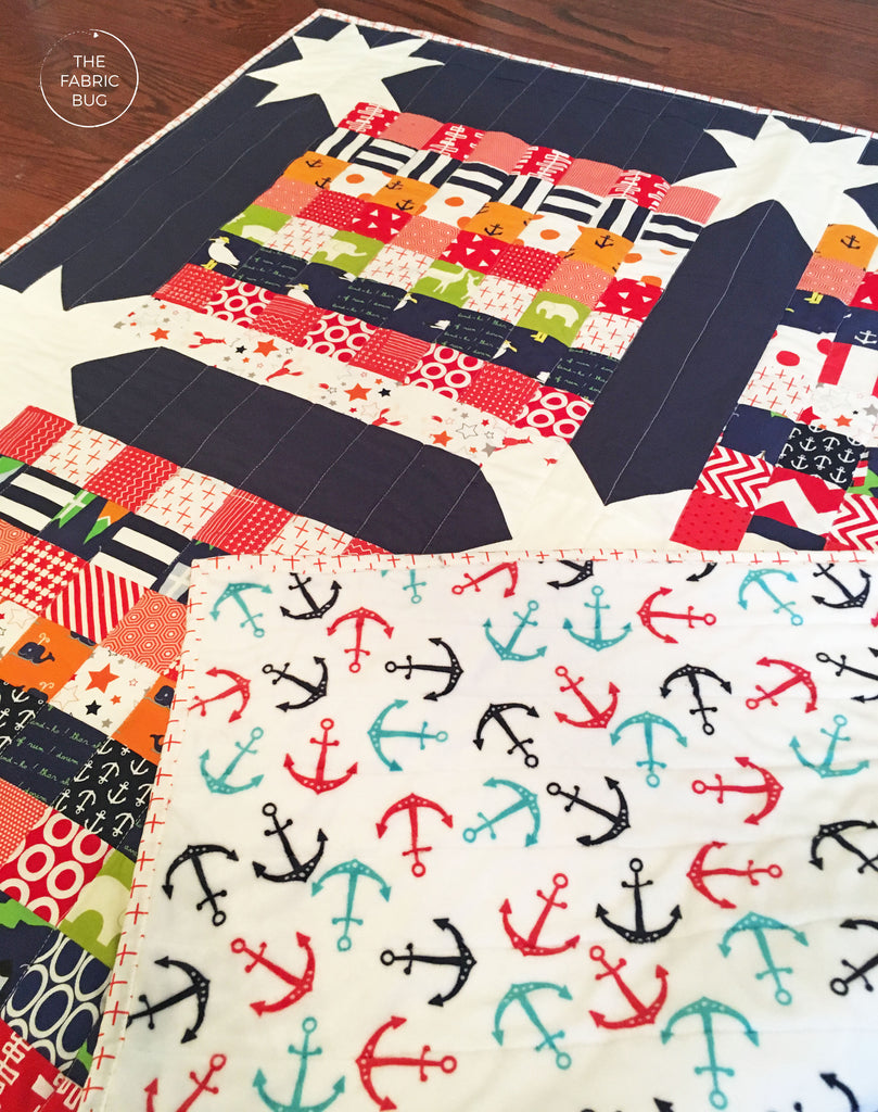 nautical baby quilt