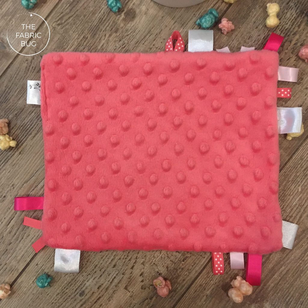 Mini Dot Taggie Lovey Blanket