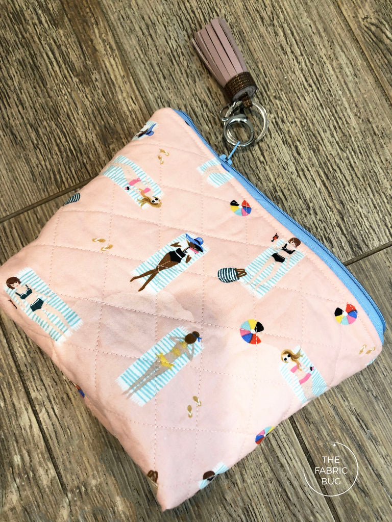 quilted notions pouch